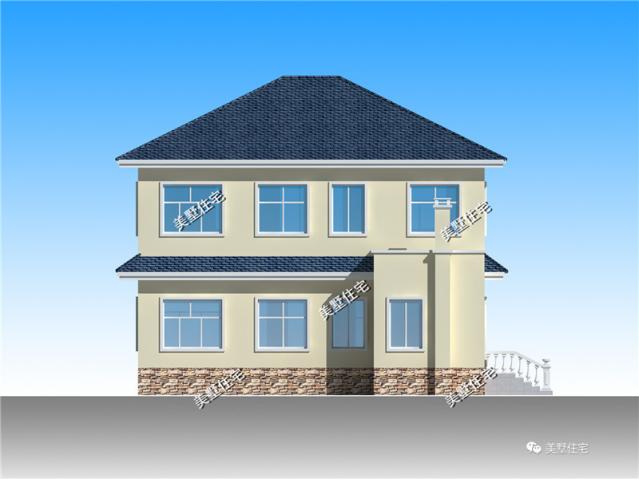 3款30萬預(yù)算的二層小別墅設(shè)計圖，外觀美，戶型實用