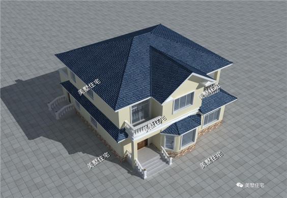 3款30萬預(yù)算的二層小別墅設(shè)計圖，外觀美，戶型實用