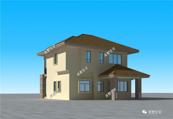 3款30萬預(yù)算的二層小別墅設(shè)計圖，外觀美，戶型實用