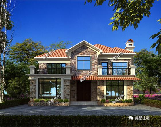 3款30萬預(yù)算的二層小別墅設(shè)計圖，外觀美，戶型實用