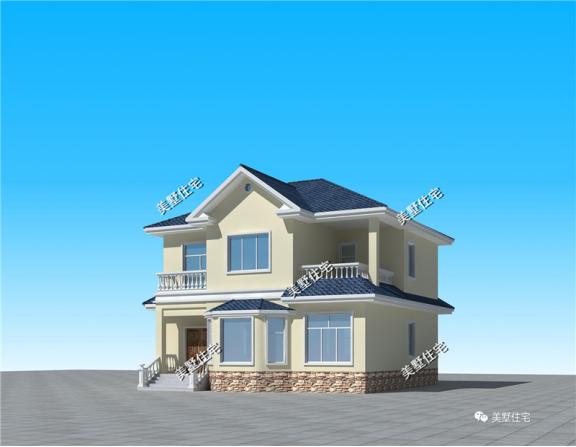 3款30萬預(yù)算的二層小別墅設(shè)計圖，外觀美，戶型實用