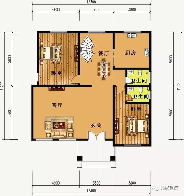 2套既經濟又漂亮的二層樓房設計方案，95%的喜歡
