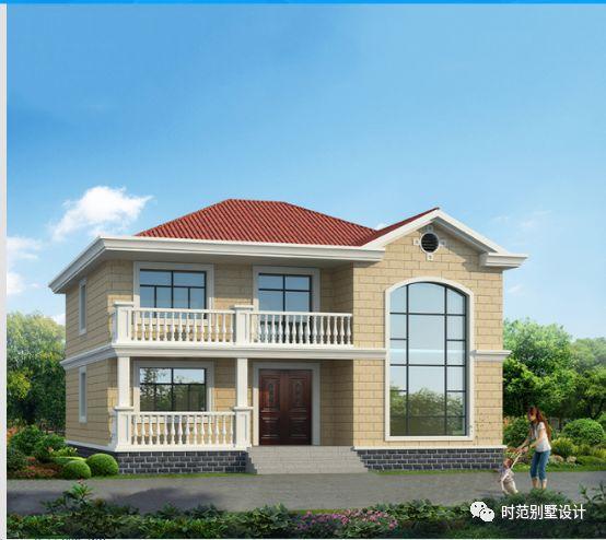 11X12米二層層簡歐別墅方案，20萬搞定主體