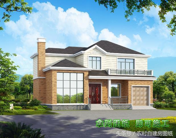 5款帶車(chē)庫(kù)的農(nóng)村別墅設(shè)計(jì)圖，有車(chē)的方便啦