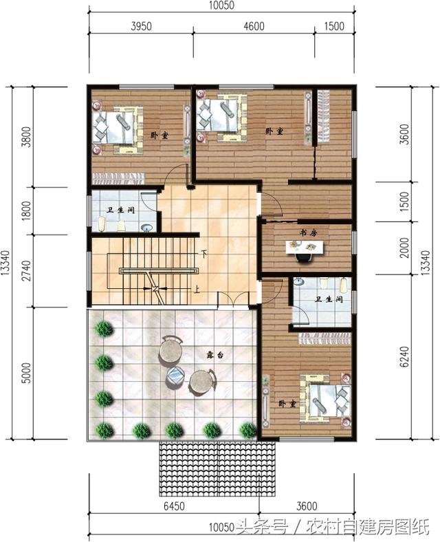 5款帶車(chē)庫(kù)的農(nóng)村別墅設(shè)計(jì)圖，有車(chē)的方便啦