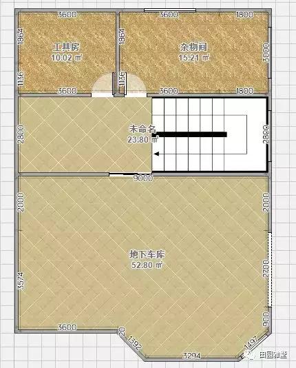 帶地下室三層自建房屋設(shè)計(jì)圖，建出來高大上