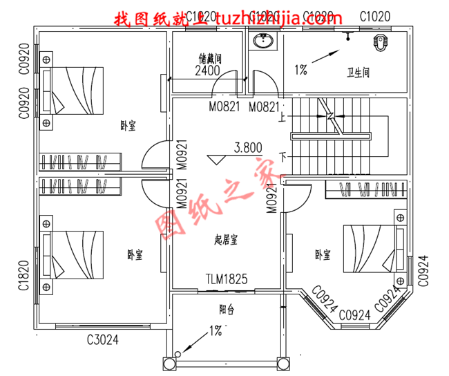 三層農(nóng)村自建別墅設(shè)計(jì)圖紙及效果圖，占地110平米，外觀(guān)精致又大氣