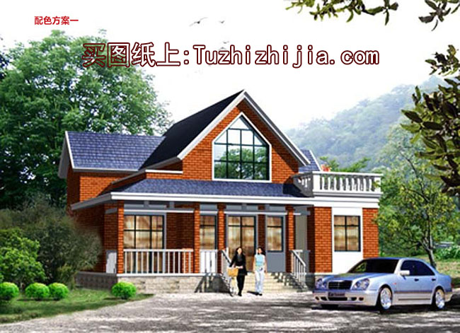 20萬(wàn)農(nóng)村一層半小洋樓圖，自建別墅設(shè)計(jì)方案推薦