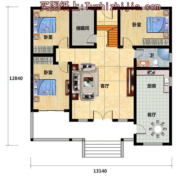 20萬(wàn)農(nóng)村一層半小洋樓圖，自建別墅設(shè)計(jì)方案推薦