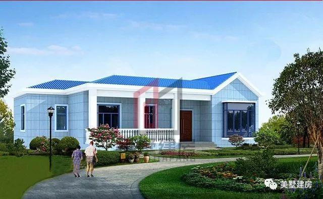 2款一層新農(nóng)村住宅設(shè)計圖，原來一層也可以這樣美