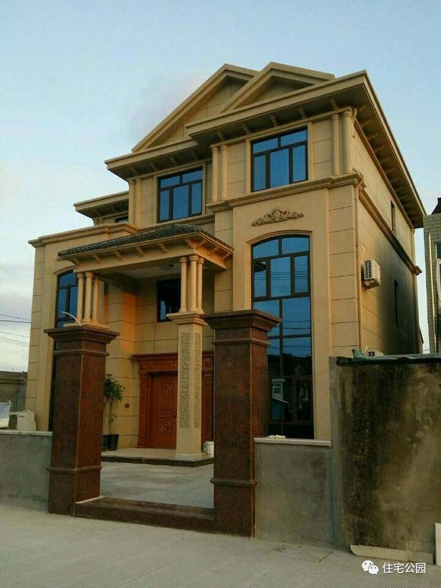 3套造價40萬的三層別墅設計圖，附戶型方案圖