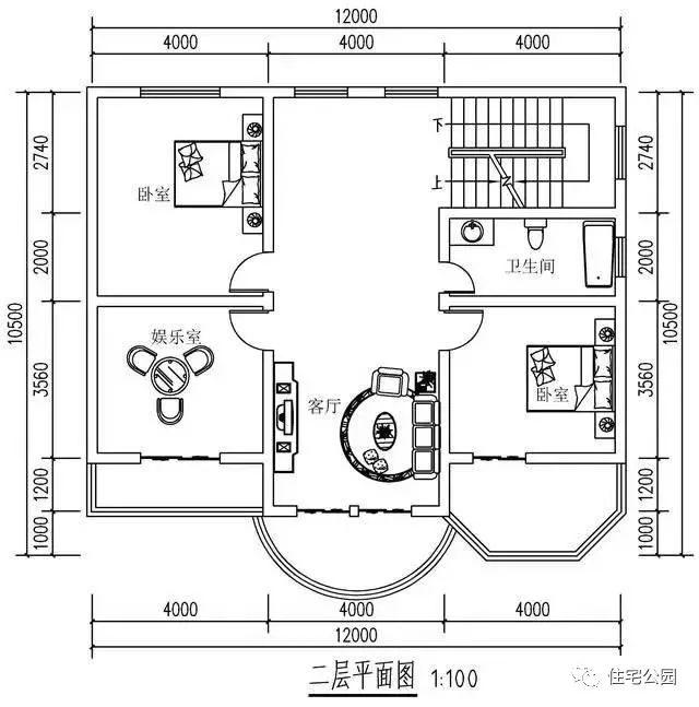 3套造價40萬的三層別墅設計圖，附戶型方案圖