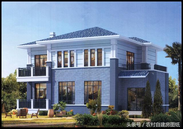 4款美式風(fēng)格二層小洋樓設(shè)計(jì)圖，看看你喜歡哪款