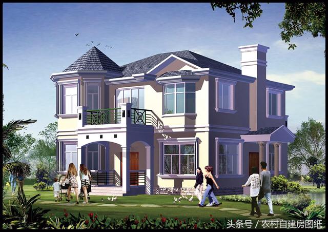 4款美式風(fēng)格二層小洋樓設(shè)計(jì)圖，看看你喜歡哪款