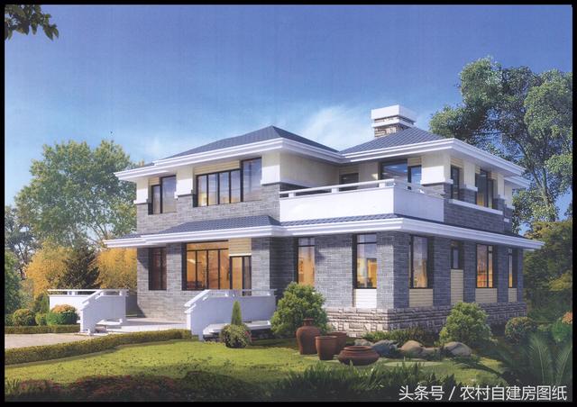 4款美式風(fēng)格二層小洋樓設(shè)計(jì)圖，看看你喜歡哪款