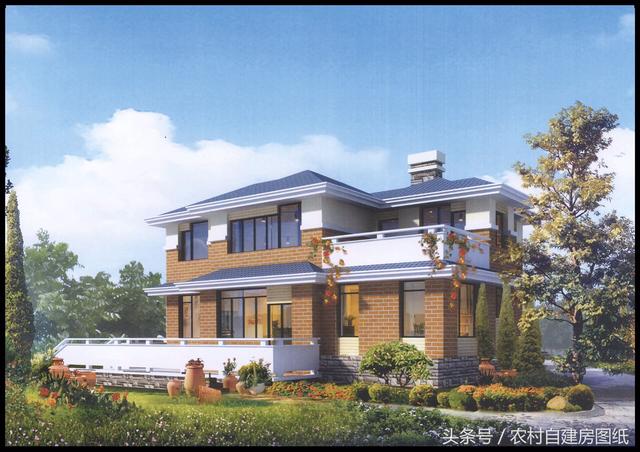 4款美式風(fēng)格二層小洋樓設(shè)計(jì)圖，看看你喜歡哪款