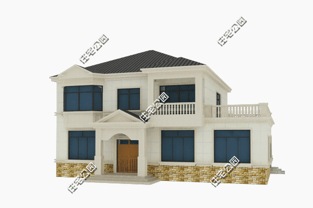 15X11米農村兩層別墅設計方案，5室3廳帶露臺