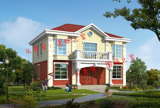 曬曬我家要建的二層小別墅，附方案圖