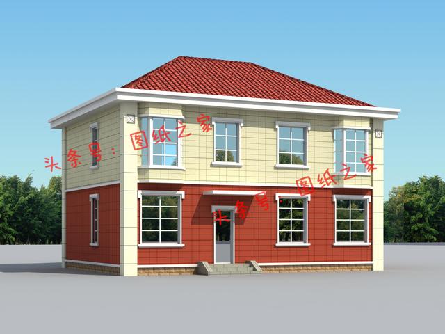 曬曬我家要建的二層小別墅，附方案圖