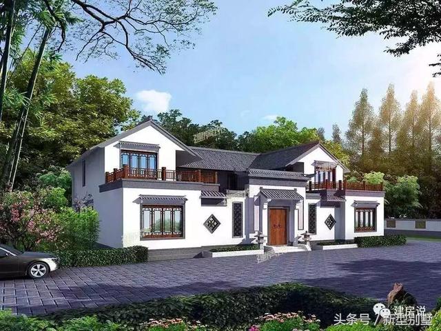 15款中式別墅設(shè)計(jì)效果圖片，低調(diào)、奢華，古香古色