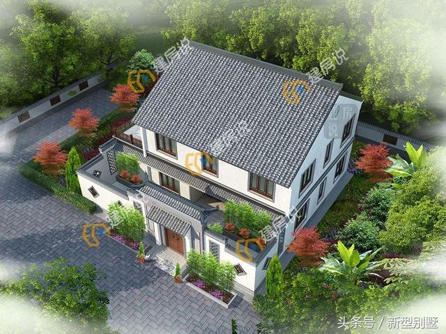 15款中式別墅設(shè)計(jì)效果圖片，低調(diào)、奢華，古香古色