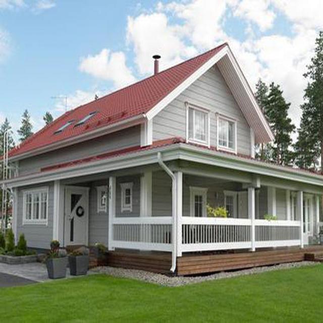 幾款木屋別墅效果圖片，造價不高，看完也想蓋