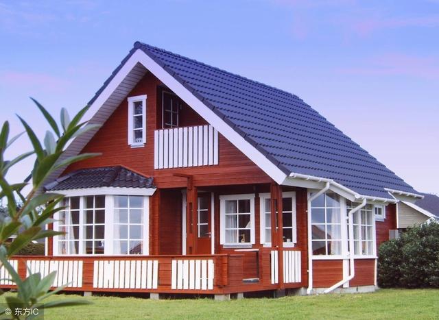 幾款木屋別墅效果圖片，造價不高，看完也想蓋