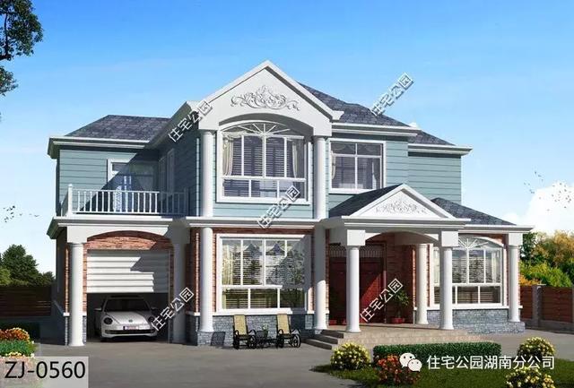 16X14米二層別墅設(shè)計戶型圖，拒絕千篇一律