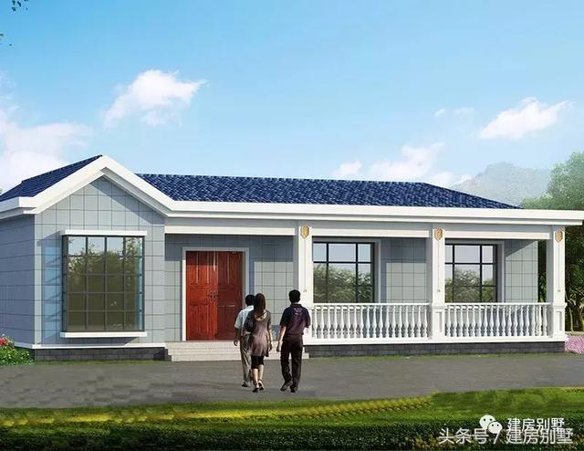 4款經(jīng)典漂亮的一層別墅戶型圖，建起來太漂亮了