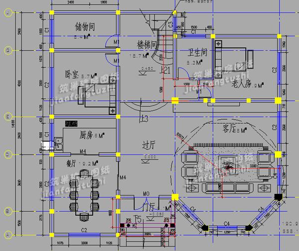 14x14米三層獨(dú)棟農(nóng)村歐式別墅設(shè)計(jì)方案，附建好的照片