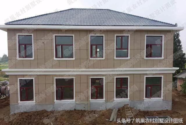 360㎡帶地下室二層農(nóng)村自建別墅方案，讓城里人羨慕吧