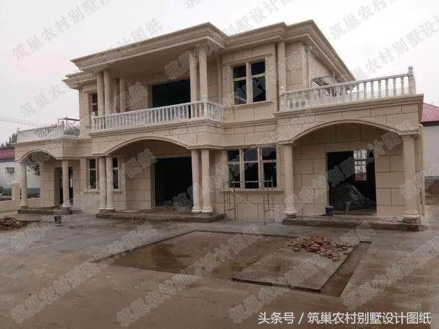 360㎡帶地下室二層農(nóng)村自建別墅方案，讓城里人羨慕吧