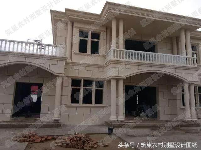 360㎡帶地下室二層農(nóng)村自建別墅方案，讓城里人羨慕吧