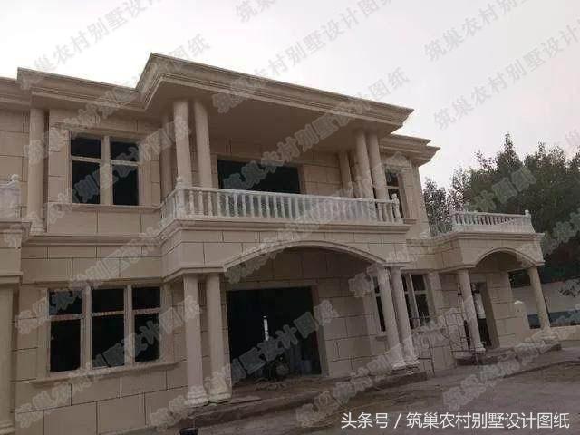 360㎡帶地下室二層農(nóng)村自建別墅方案，讓城里人羨慕吧