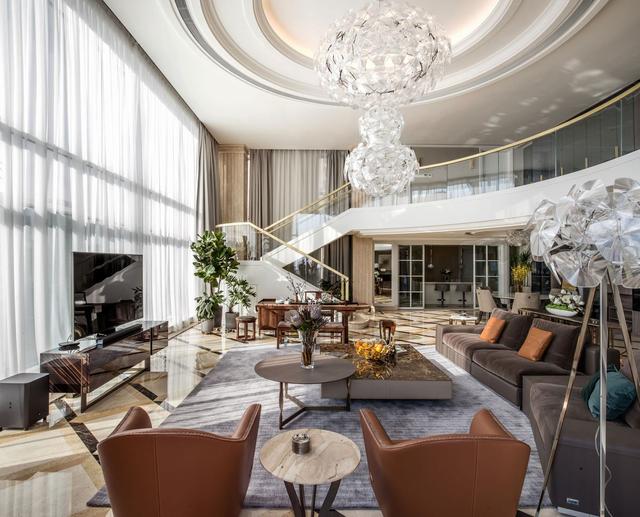 意式輕奢別墅裝修鑒賞圖，看完才知道什么是別墅