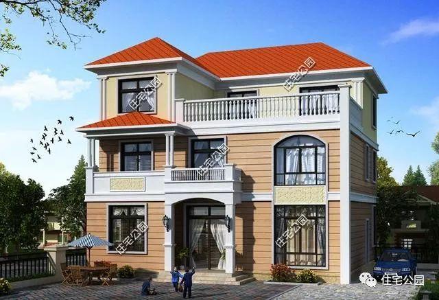 12X11米農(nóng)村3層房屋設(shè)計(jì)圖，2中戶型布局，看看建哪個(gè)