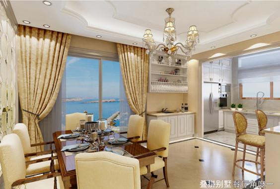 簡歐疊拼別墅裝修設計，風典雅與豪華