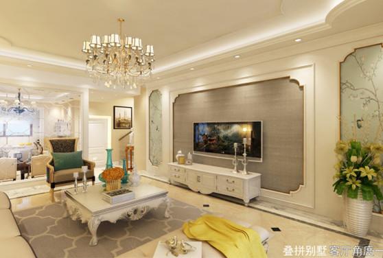 簡歐疊拼別墅裝修設計，風典雅與豪華