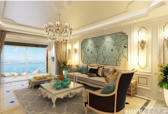 簡歐疊拼別墅裝修設計，風典雅與豪華