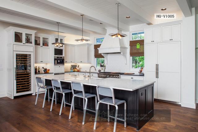 一層田園風(fēng)格別墅圖片，附室內(nèi)裝修圖