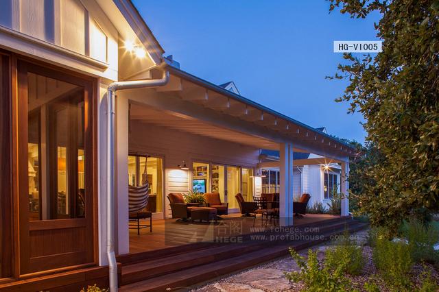 一層田園風(fēng)格別墅圖片，附室內(nèi)裝修圖