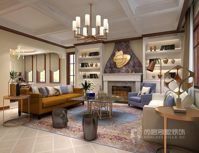 現(xiàn)代美式別墅裝修設(shè)計案例圖，溫馨、優(yōu)雅