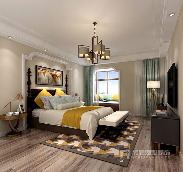 現(xiàn)代美式別墅裝修設(shè)計案例圖，溫馨、優(yōu)雅