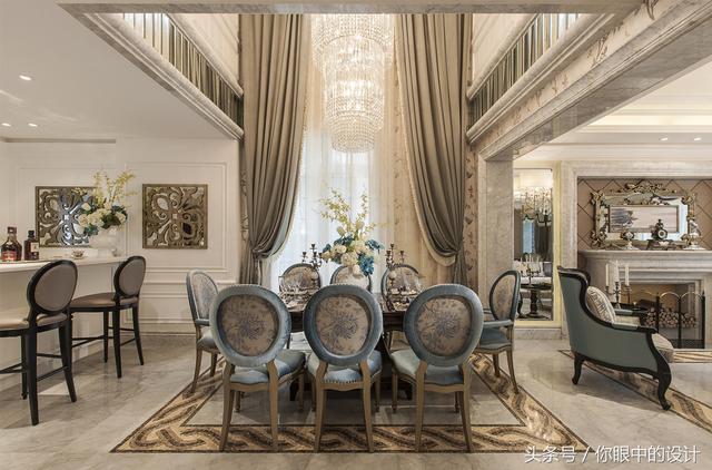 法式別墅裝修設(shè)計(jì)案例實(shí)拍，高貴、奢華、浪漫