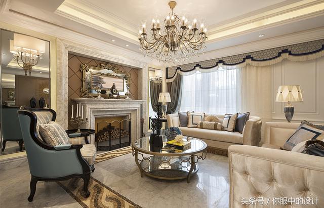 法式別墅裝修設(shè)計(jì)案例實(shí)拍，高貴、奢華、浪漫