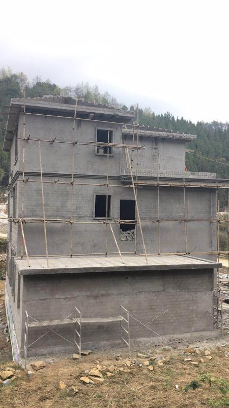 12x12農村三層樓房設計圖，帶建好的實拍照片