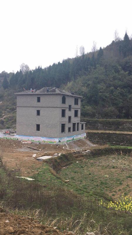 12x12農村三層樓房設計圖，帶建好的實拍照片