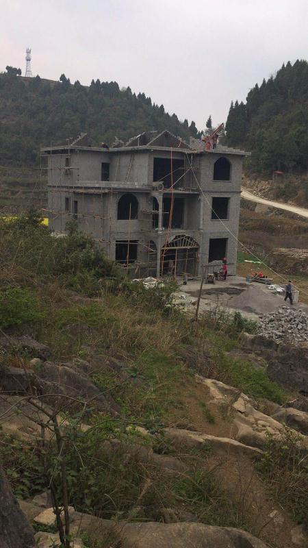 12x12農村三層樓房設計圖，帶建好的實拍照片