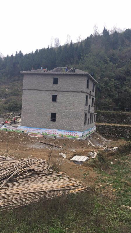 12x12農村三層樓房設計圖，帶建好的實拍照片