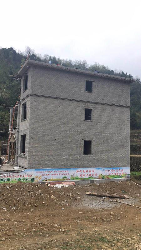 12x12農村三層樓房設計圖，帶建好的實拍照片